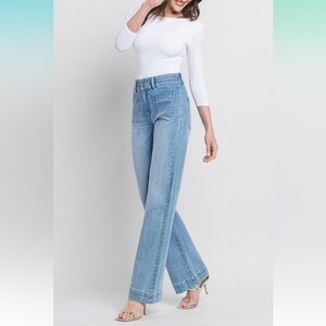 NWT new with tags flying monkey flare leg denim size 28